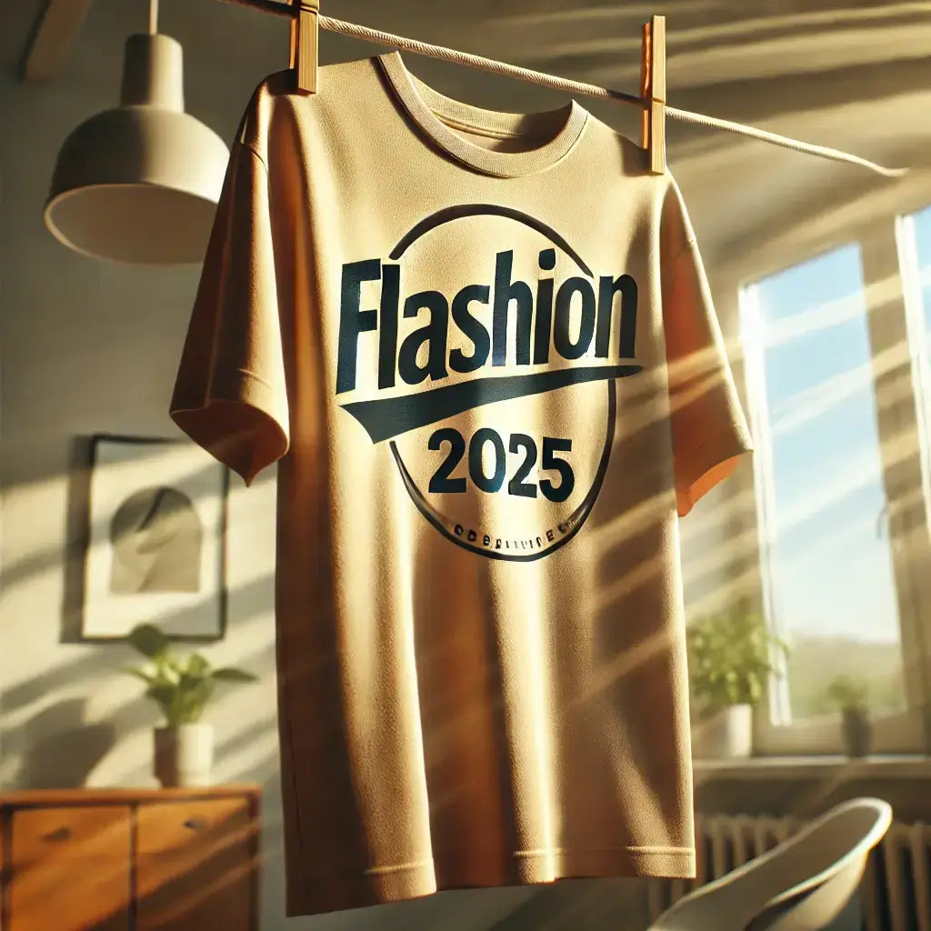 Air-drying embroidered t-shirts to prevent damage
